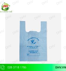 Túi PE giặt ủi quai xách