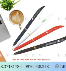 Bút bi cán dao in theo yêu cầu