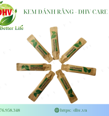 Kem Đánh Răng DHV CARE 5gr Bao Bì Giấy