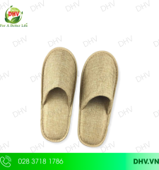 Dép vải sợi đay bít mũi