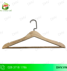 Móc áo gỗ đầu móc vuông